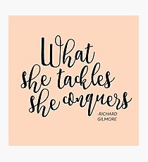 Gilmore Girls Photographic Print