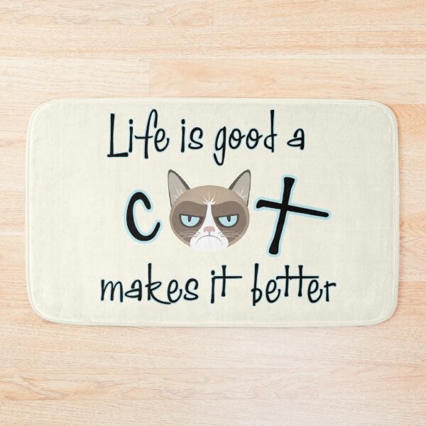 Item preview, Life Is Good A Cat Makes It Better designed and sold by Nesro34.