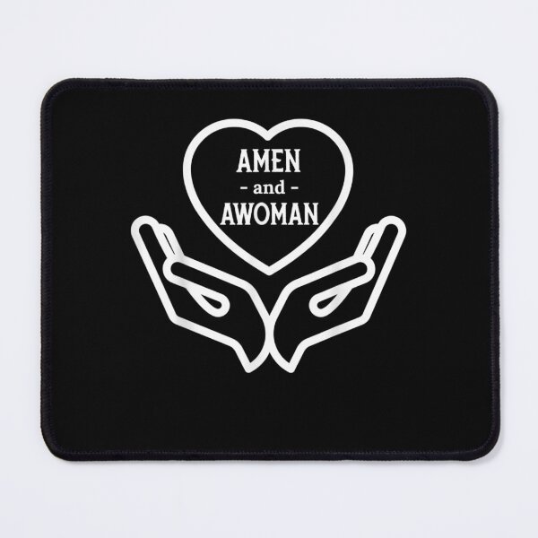 Item preview, Amen Awoman Praying Prayers Gender Neutral Feminist  designed and sold by janetconnie8l.