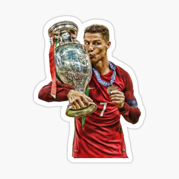 Cristiano Ronaldo CR7 Real Madrid Sticker for Sale by Quantum01