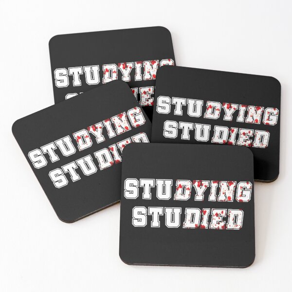 Item preview, Estudiando Estudió - salpicaduras blancas y de sangre - regreso a la escuela designed and sold by hasbeenz.