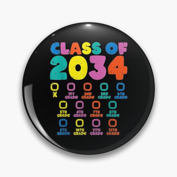 Item preview,  Colorful Class 2034 Grow With Checklist Graduation designed and sold by dianev79.