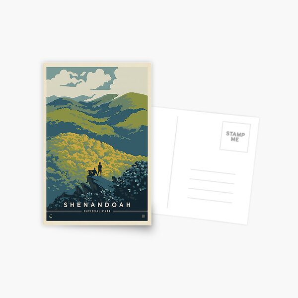 Item preview, Shenandoah National Park Blue Ridge Beauty Poster, Vintage Travel Poster, Gift For Travel, Home Art, Ofice Wall Decor, State Map Poster designed and sold by DojiHome.