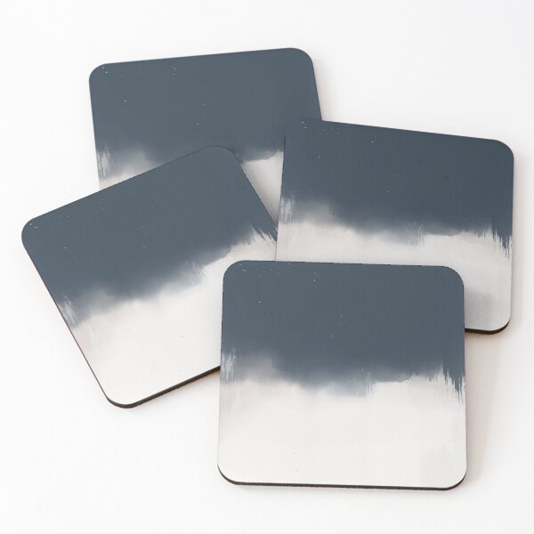 Item preview, Modern Abstract Art in Cream and Navy Blue designed and sold by kasamor.