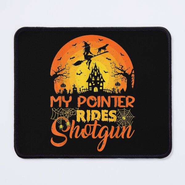 Item preview,  Vintage Witch Pointer Rides Shotgun Halloween designed and sold by dianev79.