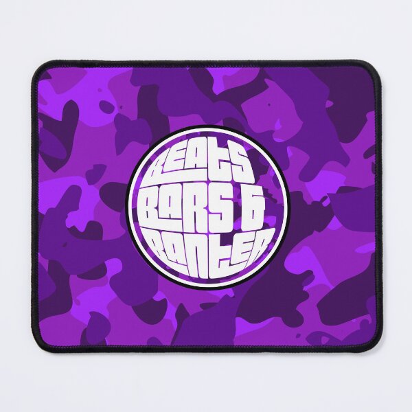 Item preview, Beats, Bars & Banter - Purple Camo  designed and sold by BLICK-DESIGNS.