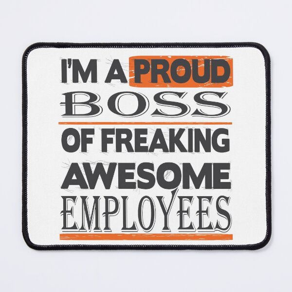 Item preview, I Am A Proud Boss Of Freaking Awesome Employees Vintage Retro designed and sold by HStudioPrints.