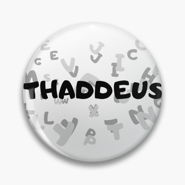 Item preview, The Name Thaddeus designed and sold by Initial-Inlook.