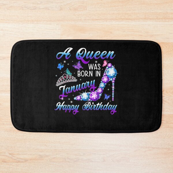 Item preview, Birthday A Queen Was Born In January Happy Birthday  designed and sold by janetconnie8l.