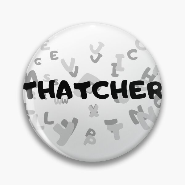 Artikelvorschau, Der Name Thatcher entworfen und verkauft von Initial-Inlook.