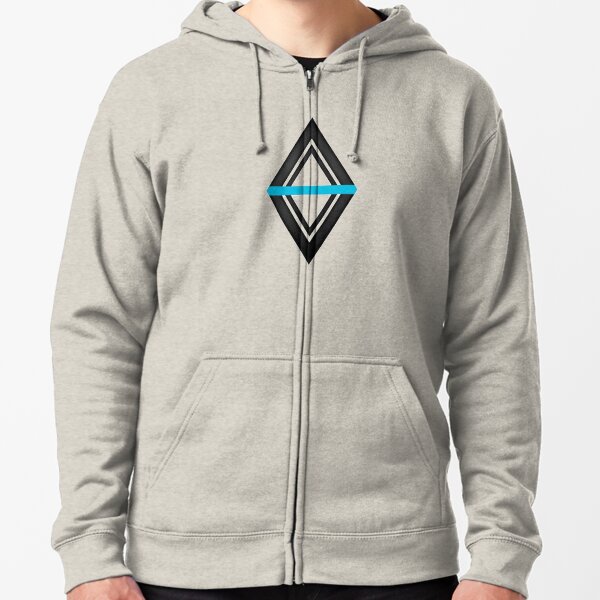 Set It Off Upside Down Logo Zipped Hoodie