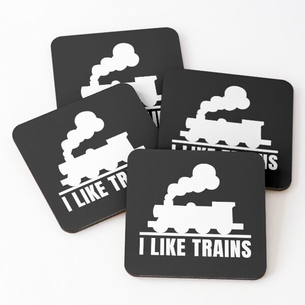 Item preview, I Like Trains Funny Design designed and sold by Viral-Style.