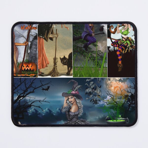Item preview, Oldish Vintage Halloween. Happy All Hallows' Eve Witch Montage #28 designed and sold by Krispsm.