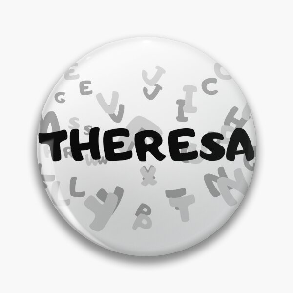 Artikelvorschau, Der Name Theresia entworfen und verkauft von Initial-Inlook.
