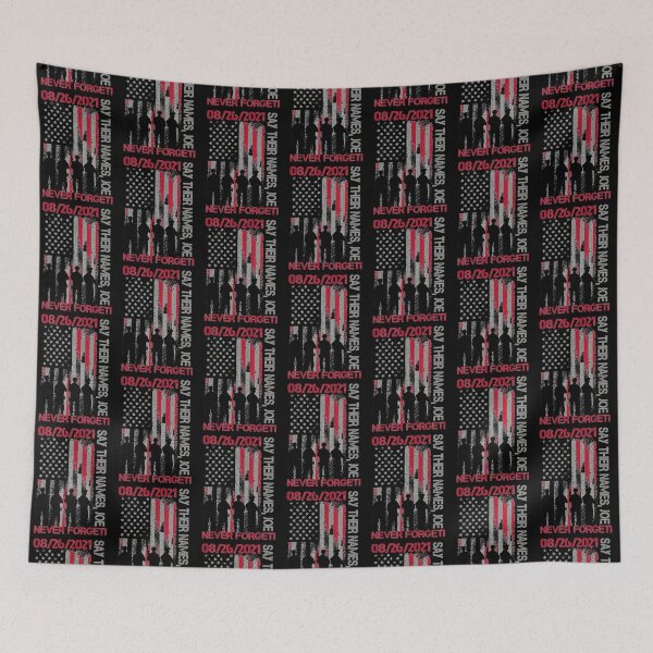 Item preview, Never Forget August 26th 2021 American Flag Distressed| Perfect Gift designed and sold by susajani.