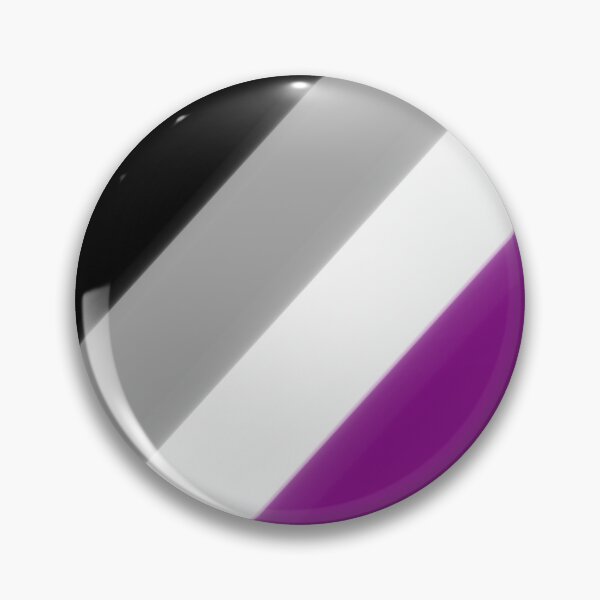 Item preview, Asexual flag pin designed and sold by Perri Makenna.
