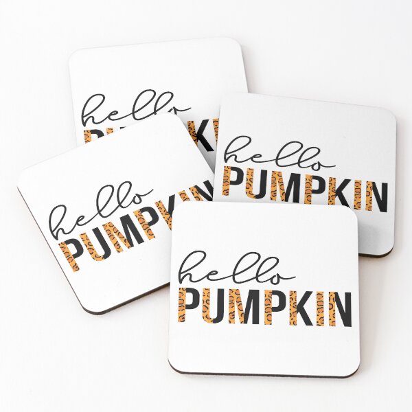 Item preview, hello pumpkin leopard pattern designed and sold by Ashi17.