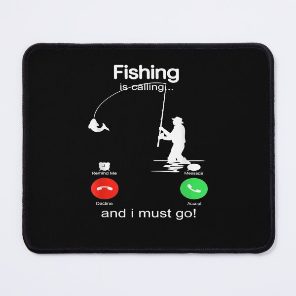 Item preview, Fishing Is Calling And I Must Go Funny Phone Screen Fishing designed and sold by janetconnie8l.