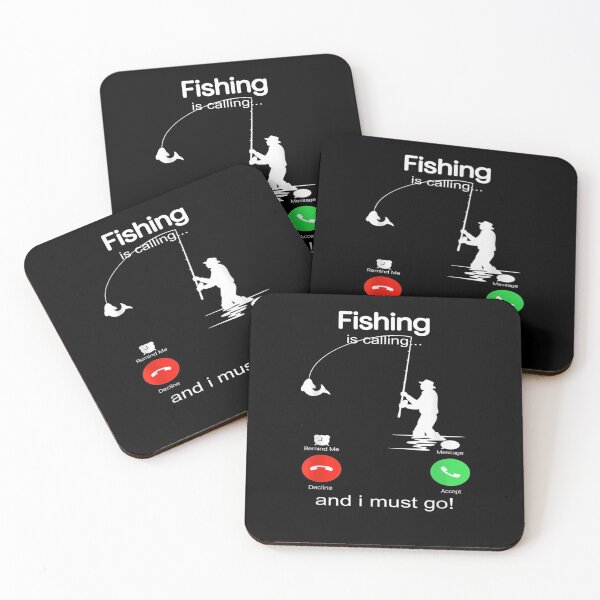 Item preview, Fishing Is Calling And I Must Go Funny Phone Screen Fishing  designed and sold by janetconnie8l.
