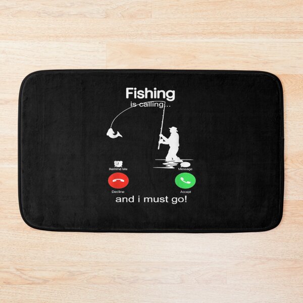 Item preview, Fishing Is Calling And I Must Go Funny Phone Screen Fishing  designed and sold by janetconnie8l.