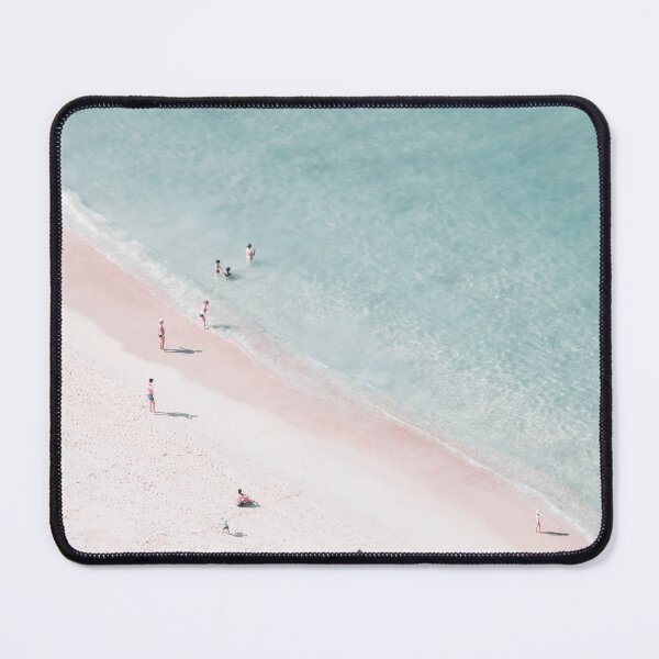 Item preview, Beach love - Aerial Pink Beach - Ocean - Sea Photography by Ingrid Beddoes designed and sold by Ingrid Beddoes Photography.