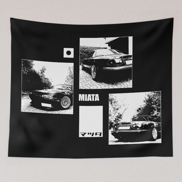 Item preview, Mazda Miata MX-5 Black 'N White Archive (BLACK VERSION) designed and sold by Cero81.