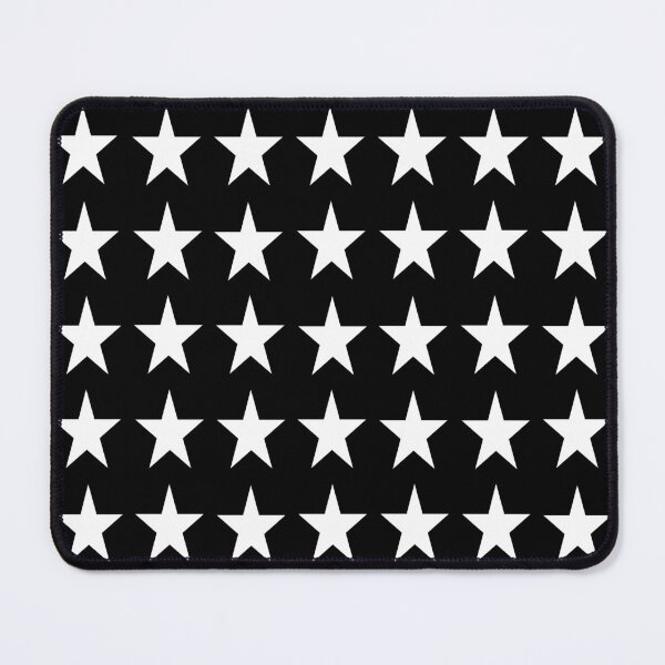 Item preview, Medium WHITE and BLACK STARS designed and sold by RachelMacht.