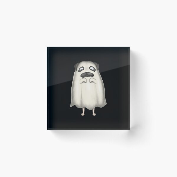 Item preview, Cute Pug In Ghost Costume designed and sold by Luan Huynh.