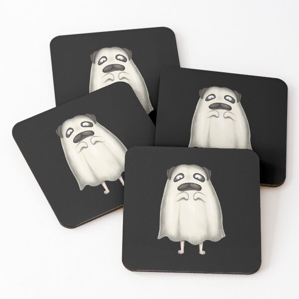 Item preview, Cute Pug In Ghost Costume designed and sold by Luan Huynh.