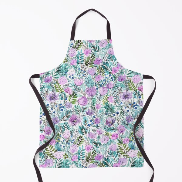Item preview, Mauve colored flowers, hand painted with watercolor designed and sold by Rebecca Reck Art.