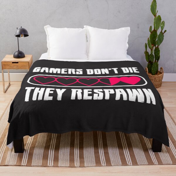 Item preview, Gamers Don't Die They Respawn designed and sold by ScriptMan.