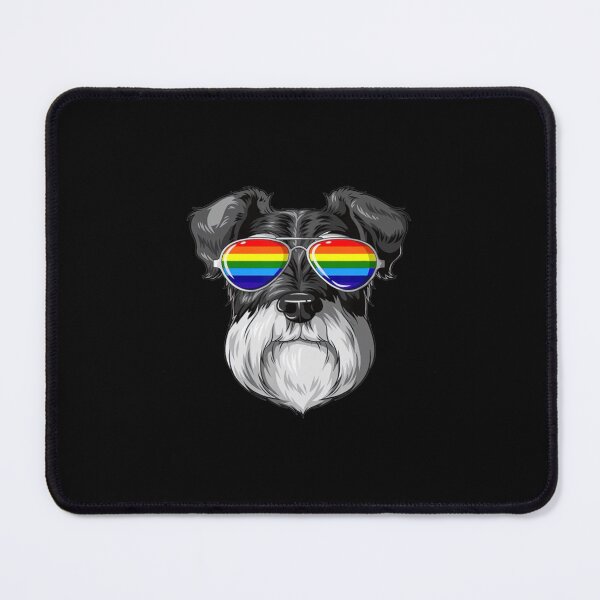 Item preview, Schnauzer Gay Pride Flag LGBT Rainbow Sunglasses designed and sold by nguyenkendn79.