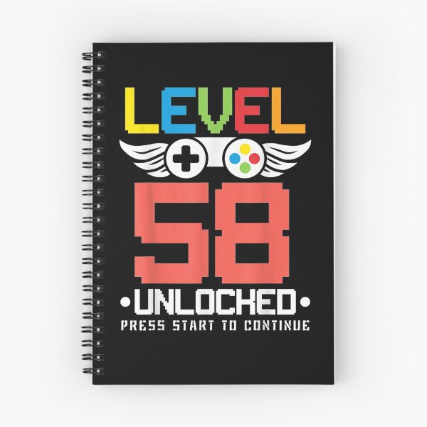 Item preview, Level 58 Unlocked Funny Video Games Lover 58 Birthday Gift  designed and sold by janetconnie8l.