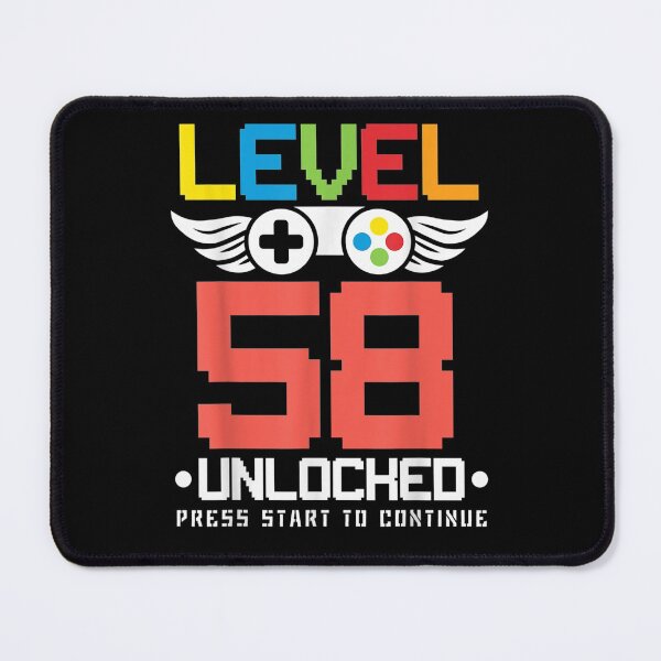 Item preview, Level 58 Unlocked Funny Video Games Lover 58 Birthday Gift designed and sold by janetconnie8l.