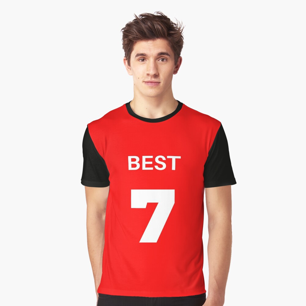 George Best Jersey 7 - Man U Shirt Essential T-Shirt for Sale by