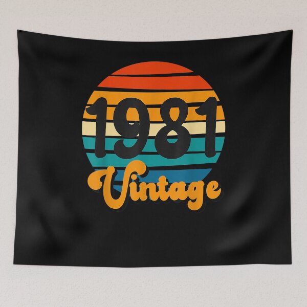 Item preview, Vintage 1981 40th Birthday Gift Men Women 40 Years Old  designed and sold by janetconnie8l.