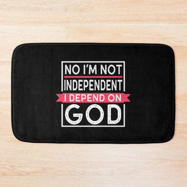 Item preview, I Depend on God designed and sold by lapaz.