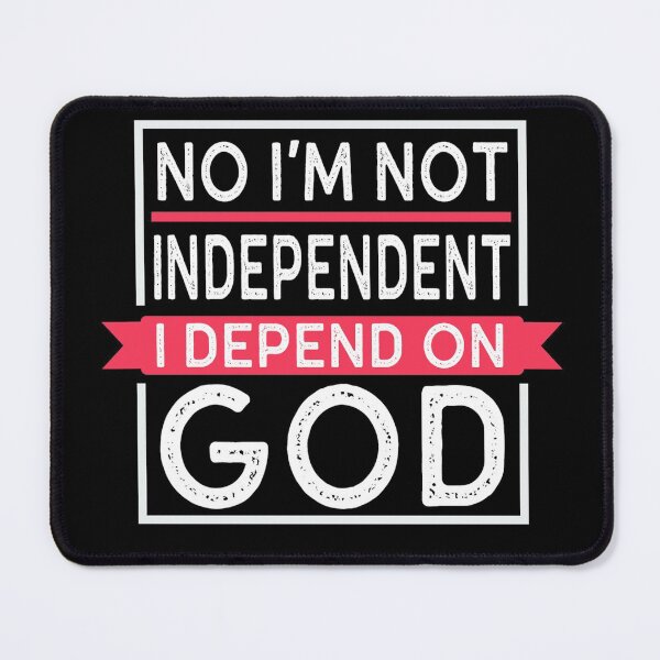 Item preview, I Depend on God designed and sold by lapaz.
