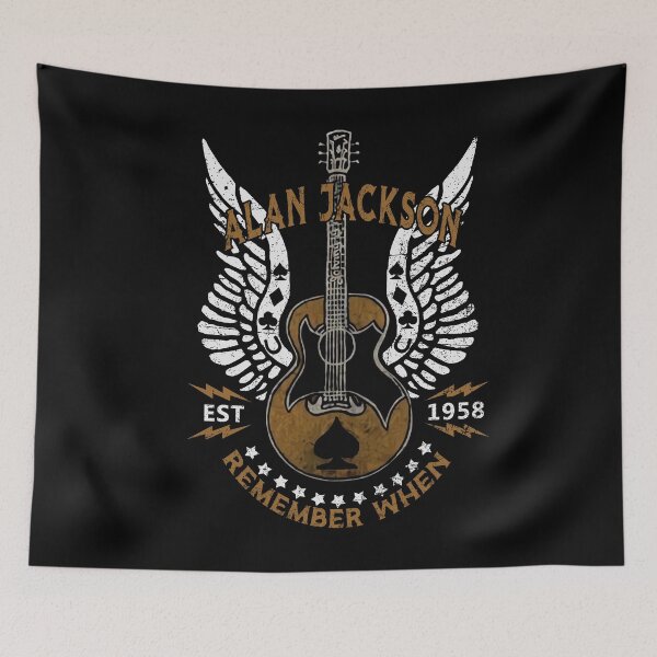 Item preview, Alan Arts Jackson Remember When Est 1958 Guitar Design designed and sold by SaraYong7.