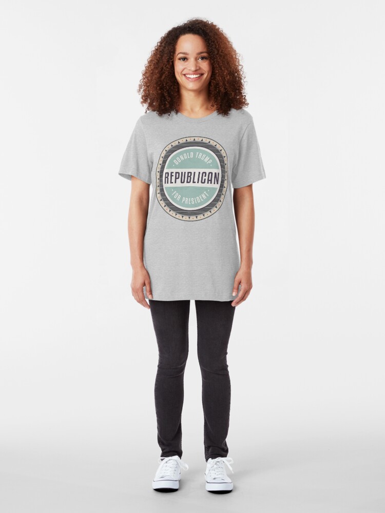 Alternate view of Trump For President Slim Fit T-Shirt