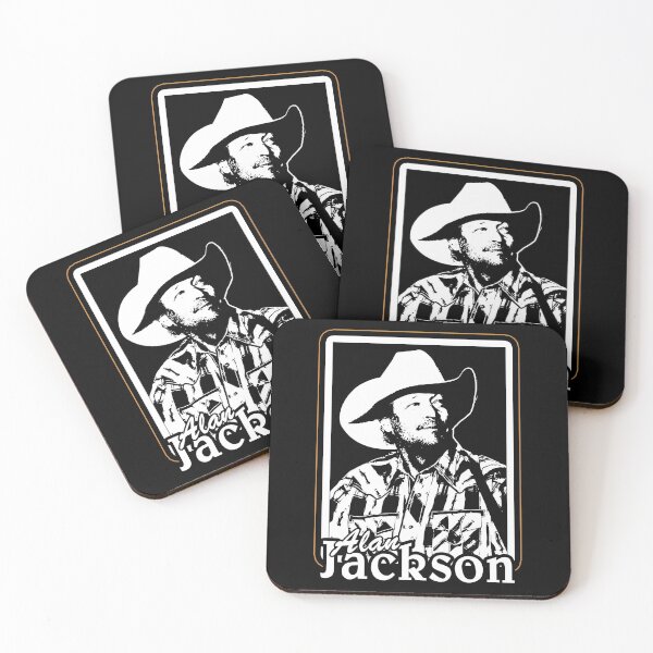Item preview, Black And White Alan Arts Jackson American Singer designed and sold by SaraYong7.