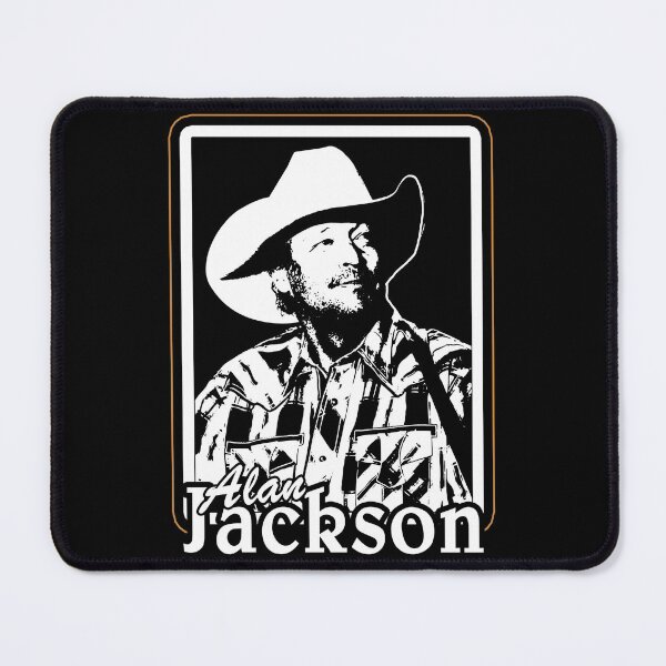 Item preview, Black And White Alan Arts Jackson American Singer designed and sold by SaraYong7.