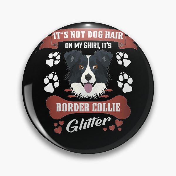 Aperçu de l'œuvre Paillettes de poils de chien Border Collie créée et vendue par GreenOptix.