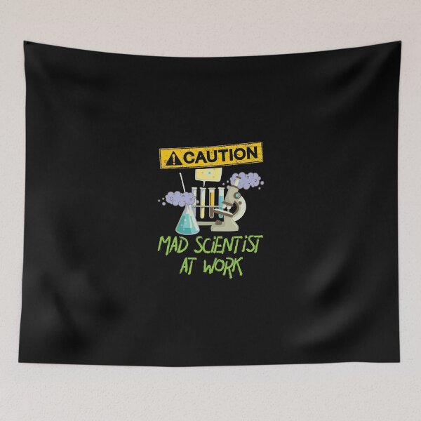 Item preview, Caution Mad Scientist At Work Funny Science Scientist'S designed and sold by herwinv.