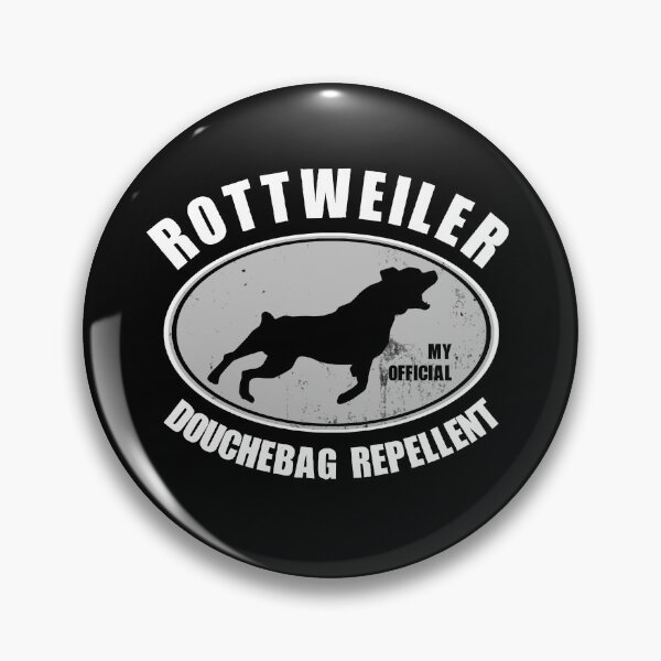 Item preview, Funny Rottweiler My Official Douchebag Repellent Gift designed and sold by Guarddogdrive.