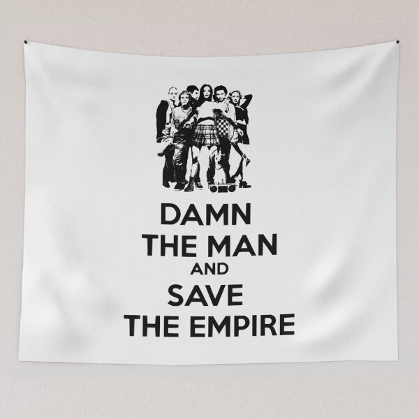 Item preview, Men Women Damn The Man And Save The Empire Retro Vintage designed and sold by MorganKohlers.