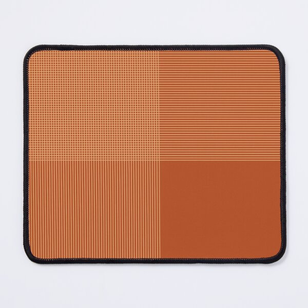 Item preview, Orange Rust Minimalist Grid Pattern designed and sold by likebakerdo.