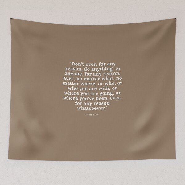 Item preview, Don't ever for any reason - White designed and sold by TheS3nate.