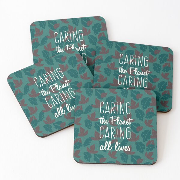 Item preview, Caring the planet, caring all lives. Tropical design designed and sold by Vanesa Duque.