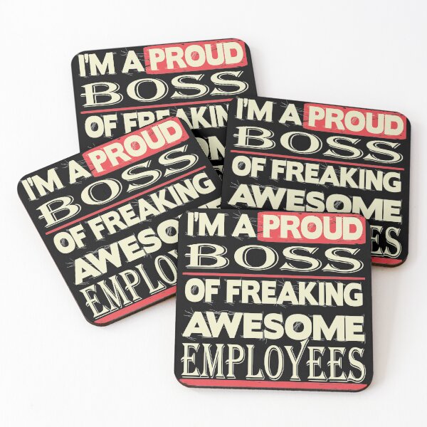 Item preview, I Am A Proud Boss Of Freaking Awesome Employees Vintage Retro   designed and sold by HStudioPrints.